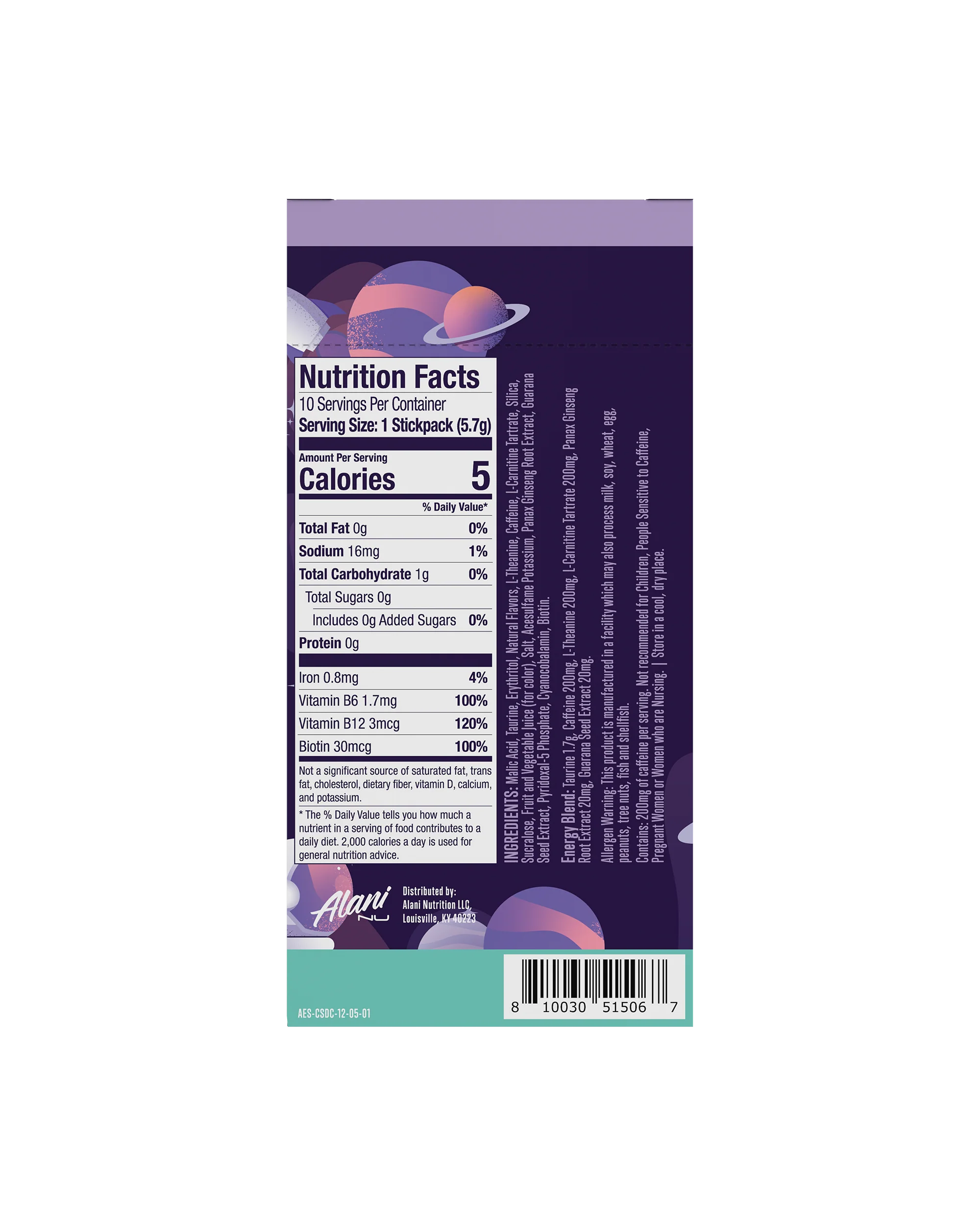 Featured Alani Nu Energy Sticks - Cosmic Stardust - Image 3