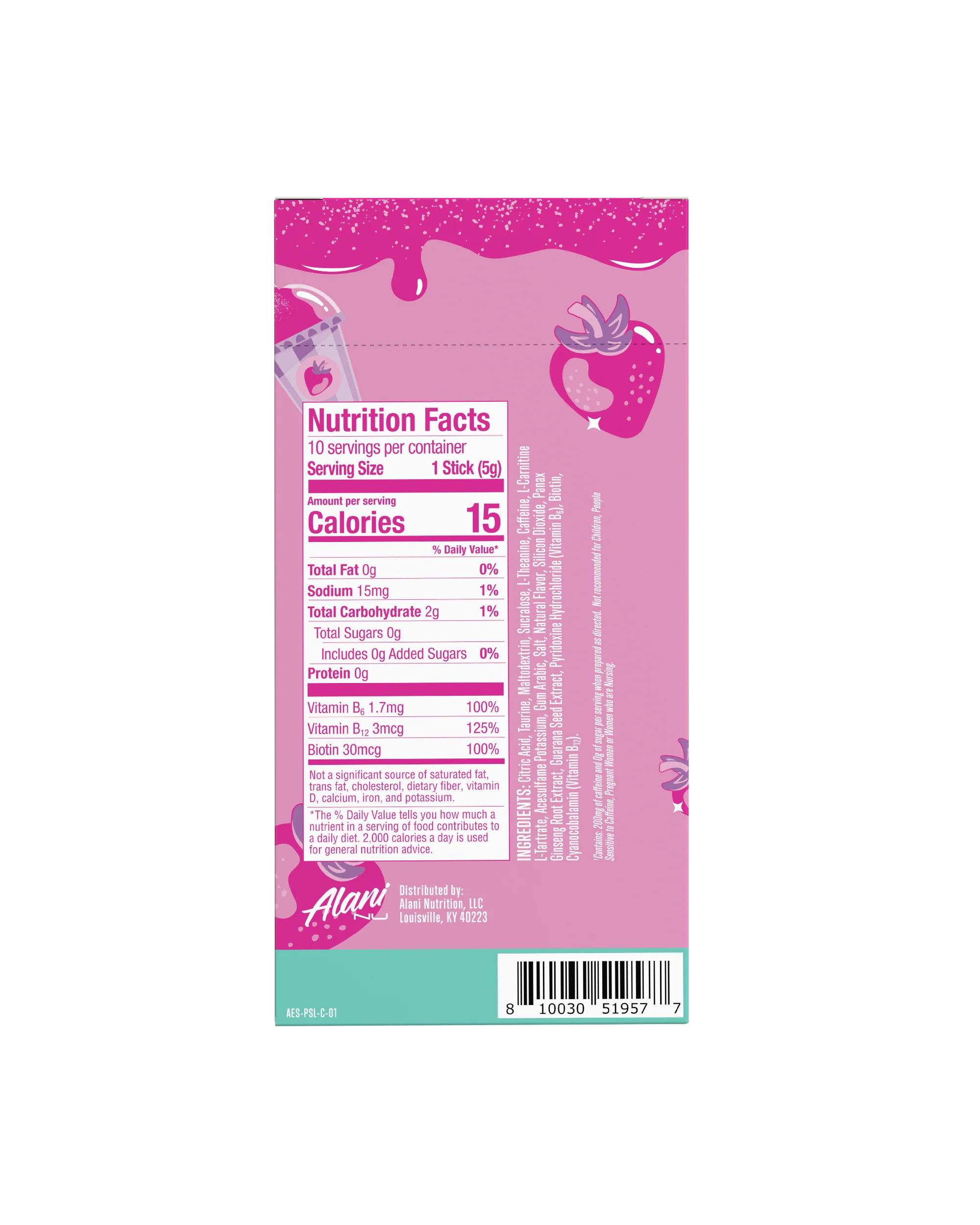 Featured Alani Nu Energy Sticks - Pink Slush - Image 6