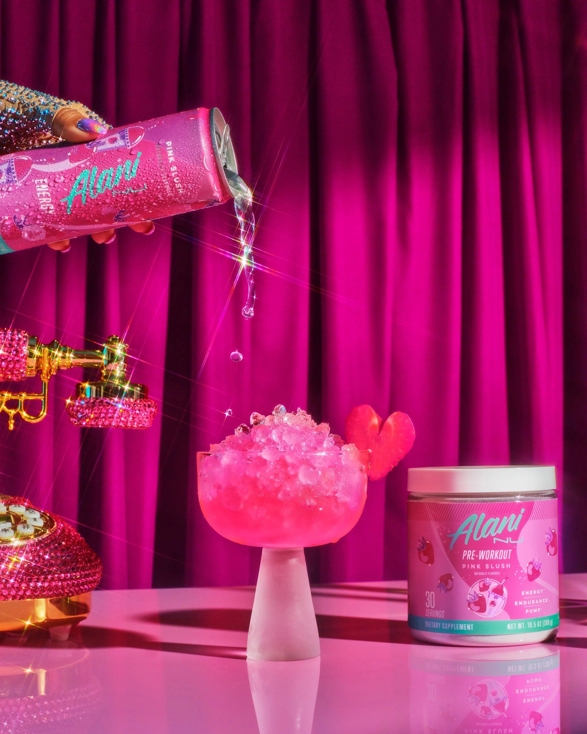 Featured Alani Nu Energy Drink & Pre-Workout - Pink Slush - Image 3