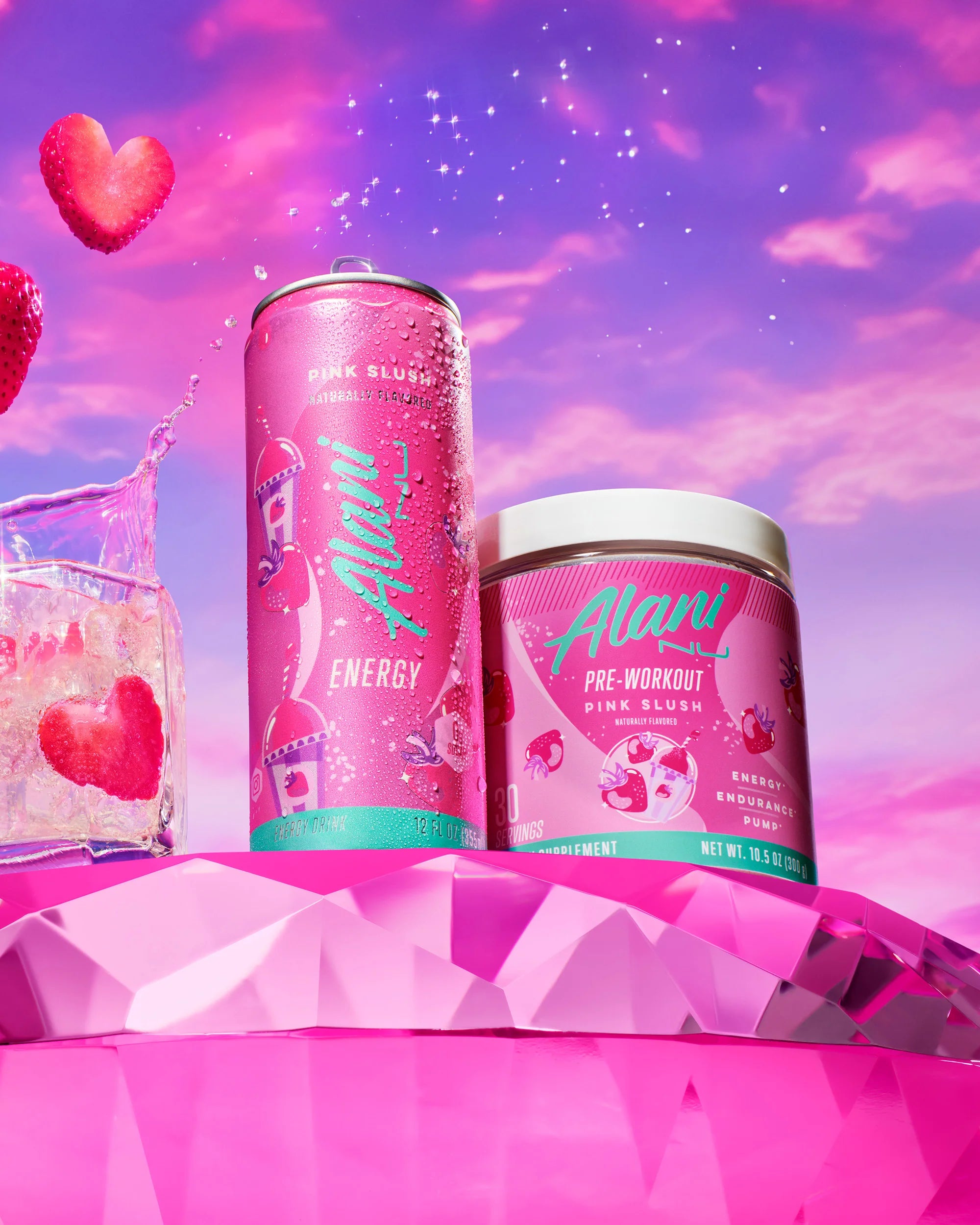 Featured Alani Nu Energy Drink & Pre-Workout - Pink Slush - Image 2