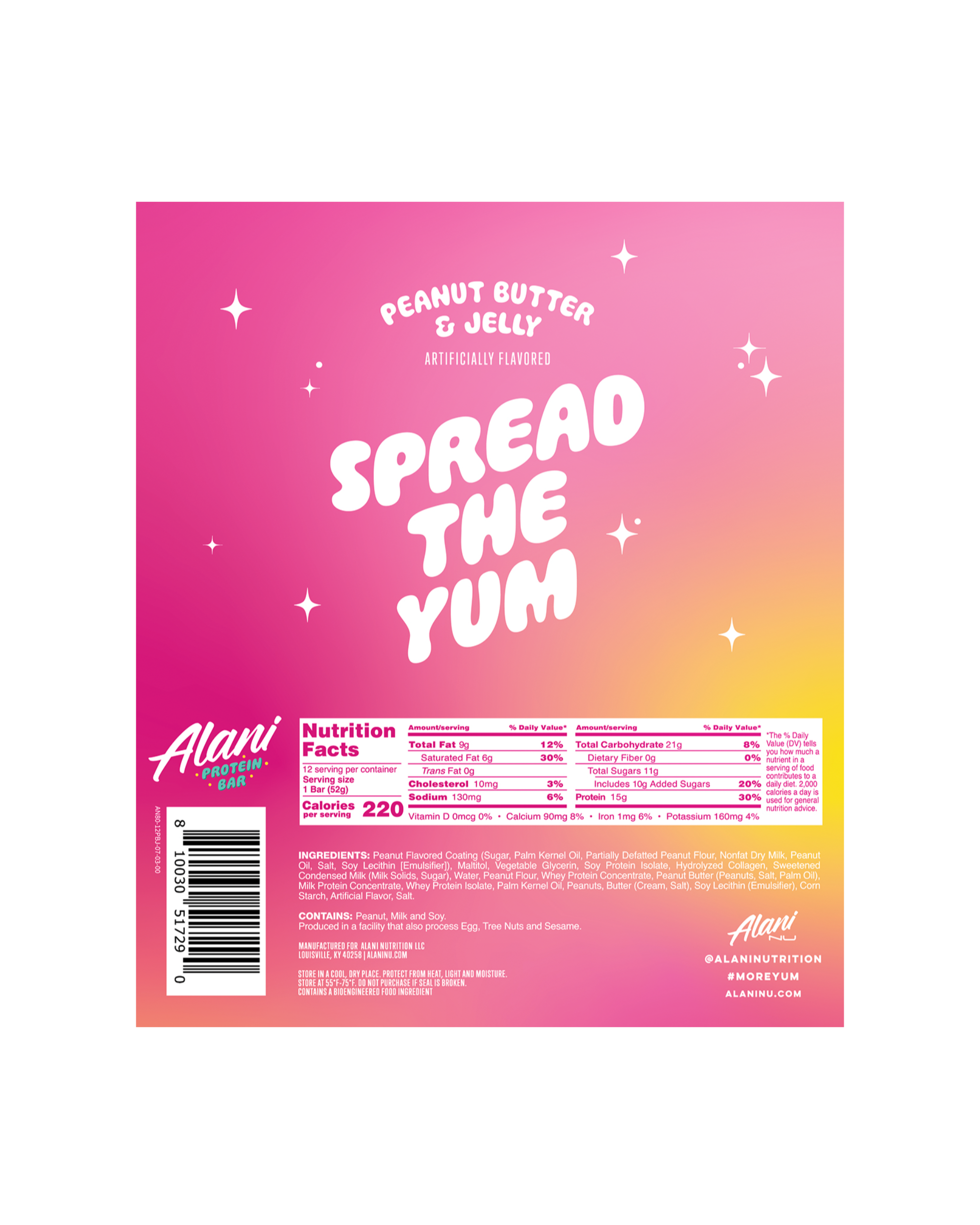 Featured Alani Nu protein bar - peanut butter & jelly - Image 3