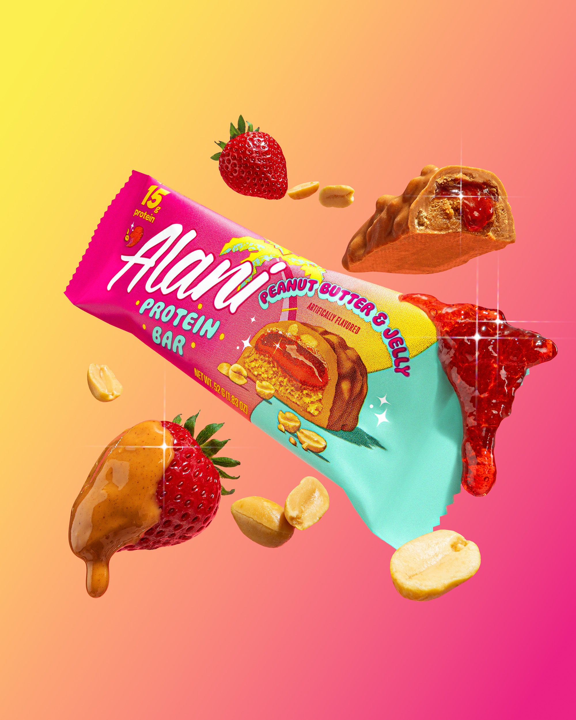 Featured Alani Nu protein bar - peanut butter & jelly - Image 5
