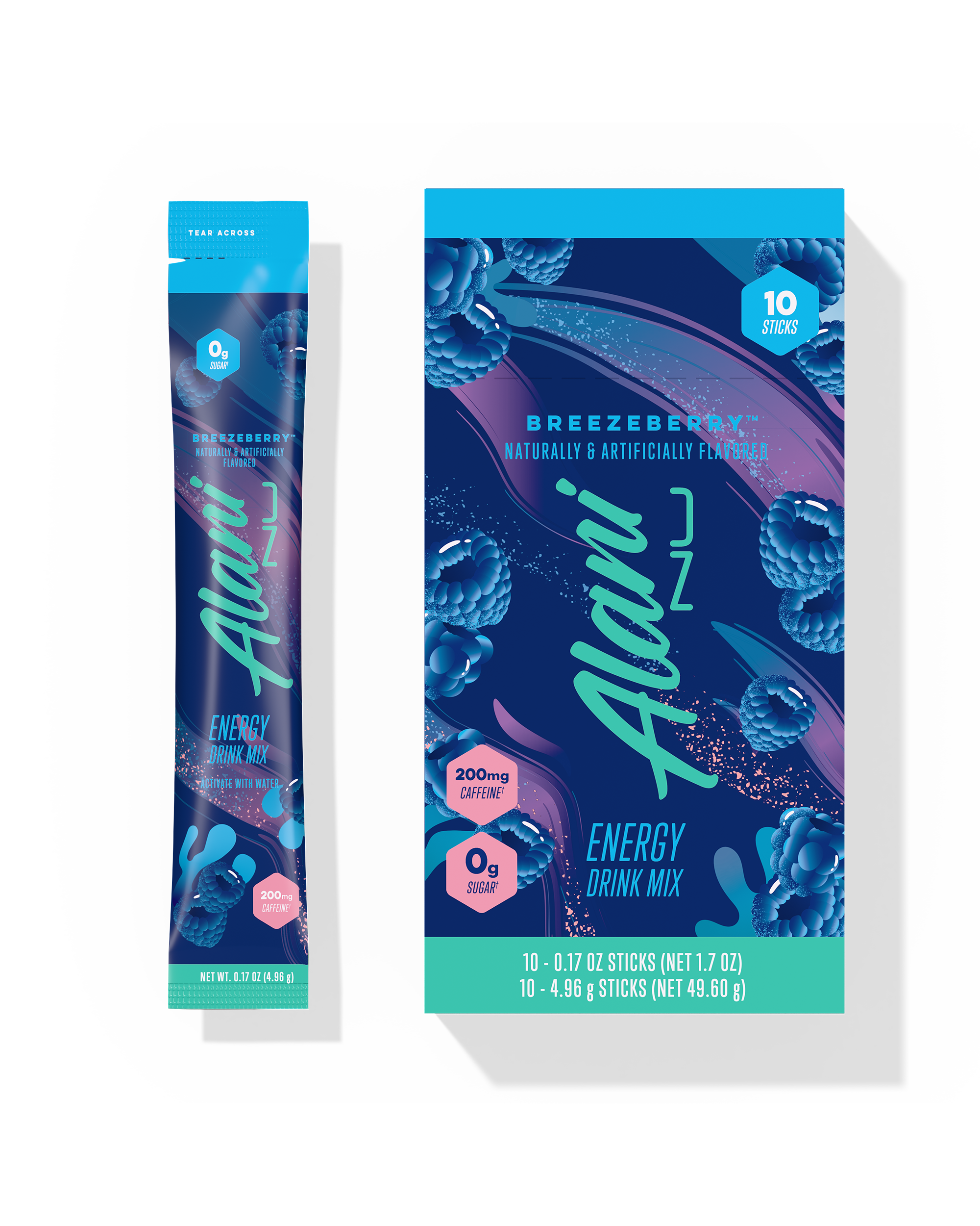Featured Alani Nu energy sticks - breezeberry