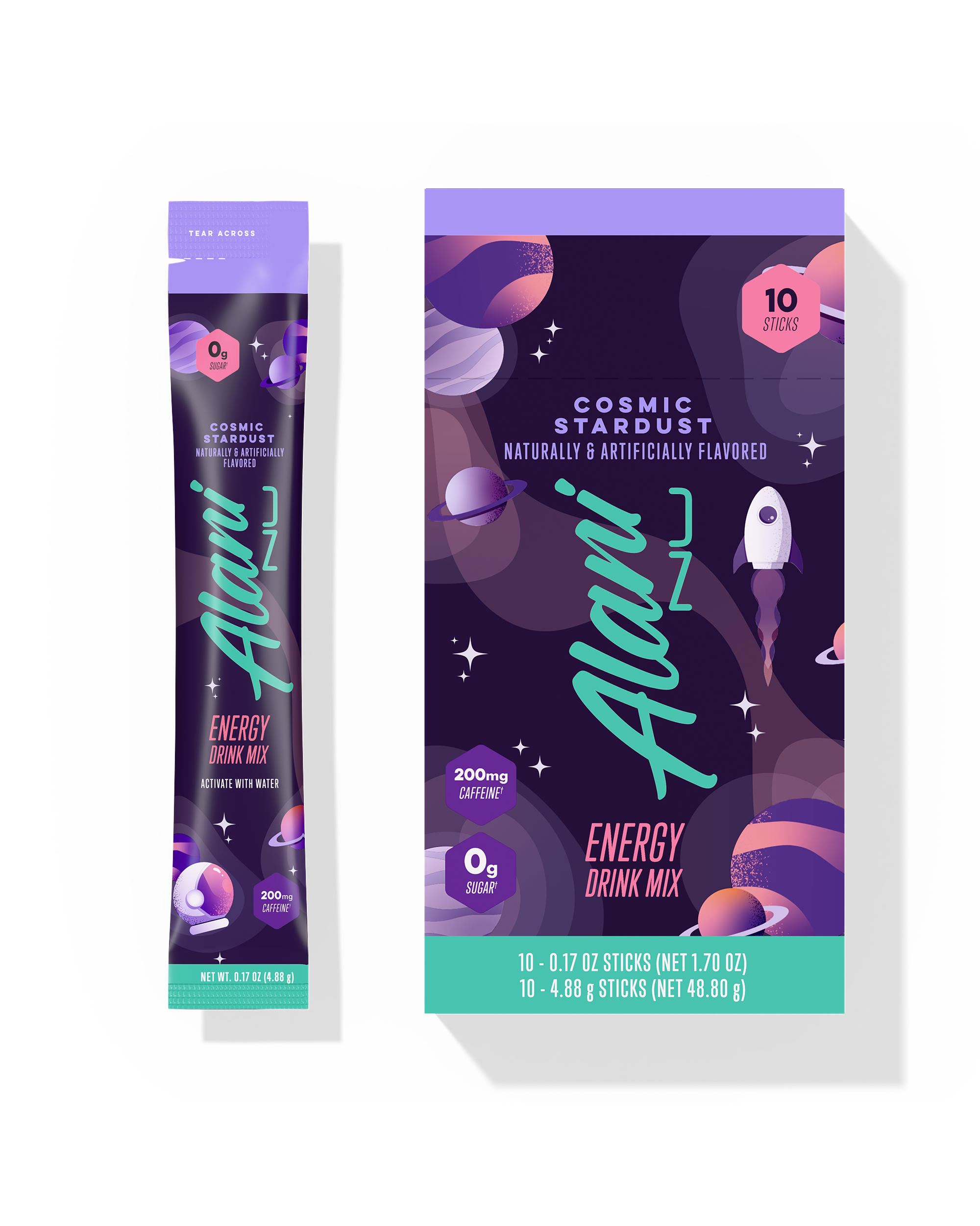 Featured Alani Nu energy sticks - cosmic stardust