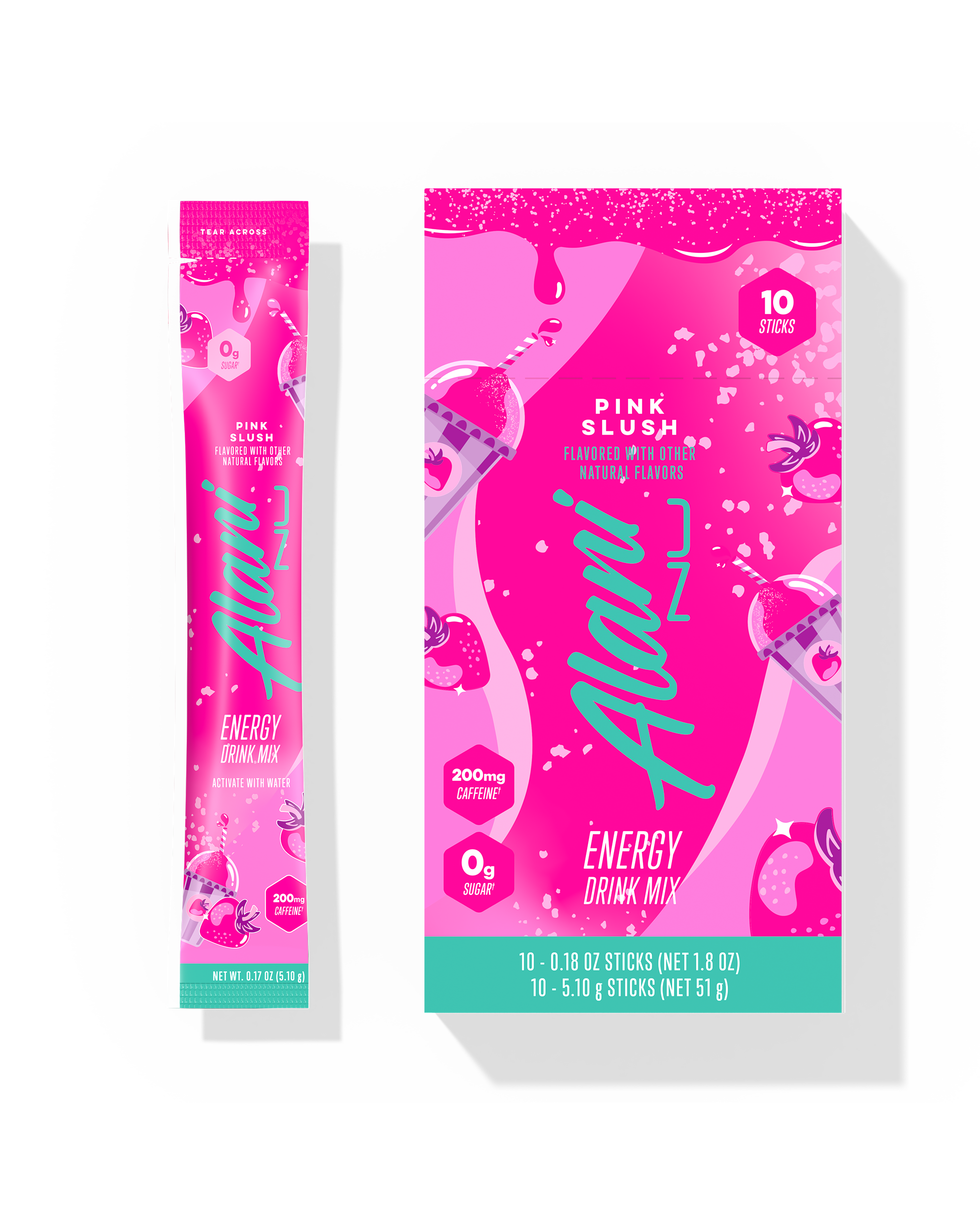 Featured Alani Nu energy sticks - pink slush